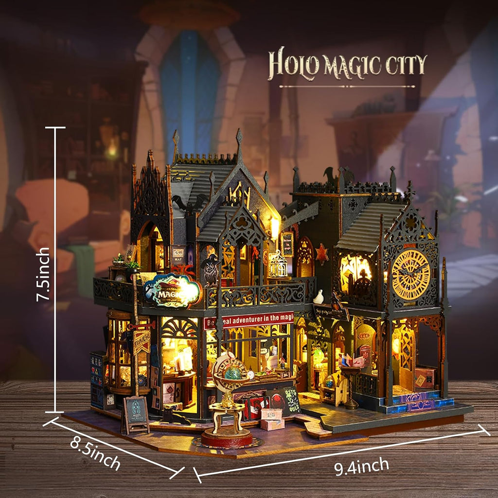 DIY Holo Magic City Miniature House Kit