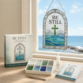 DIY Scripture Sea Glass Suncatcher Kit – 6 Designs