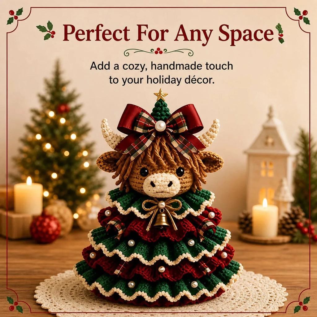 DIY Crochet Animal Christmas Tree Kit – 11 Designs