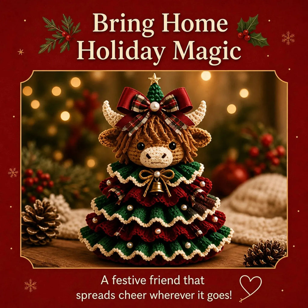 DIY Crochet Animal Christmas Tree Kit – 11 Designs