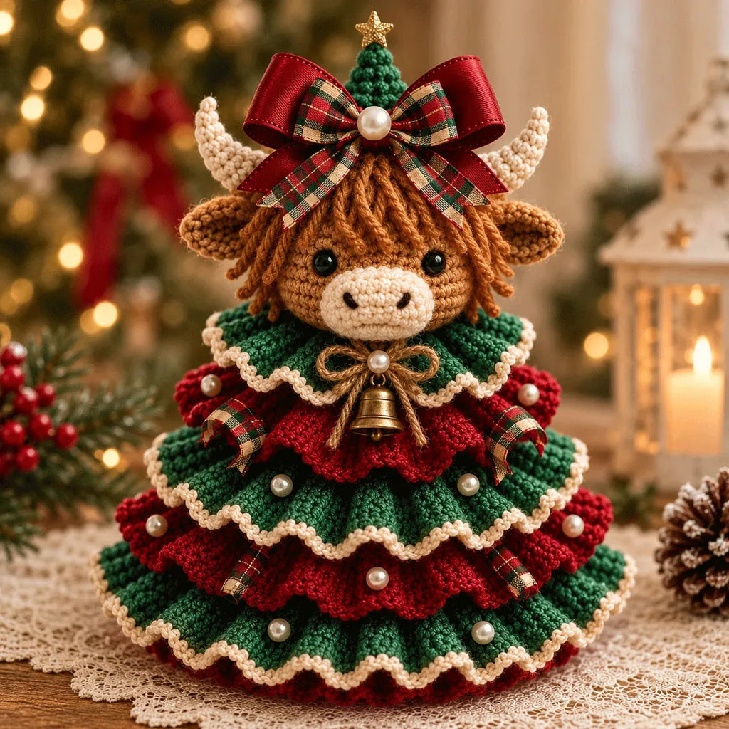 DIY Crochet Animal Christmas Tree Kit – 11 Designs