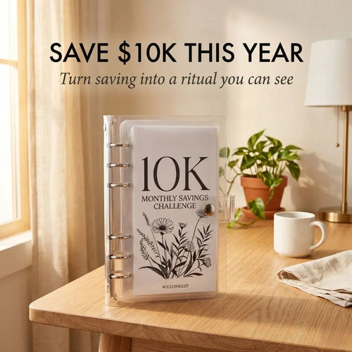 12-Month Cash Savings Challenge Binder
