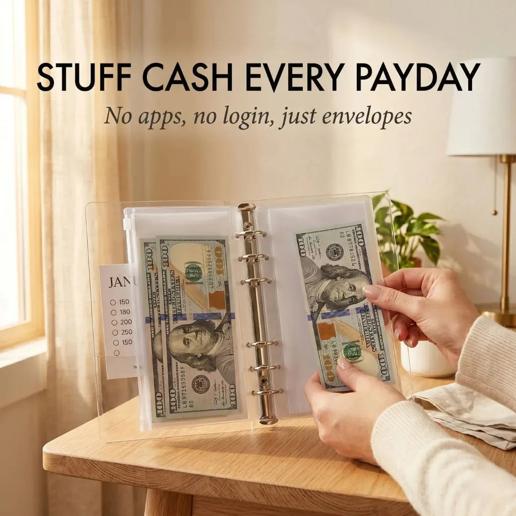12-Month Cash Savings Challenge Binder