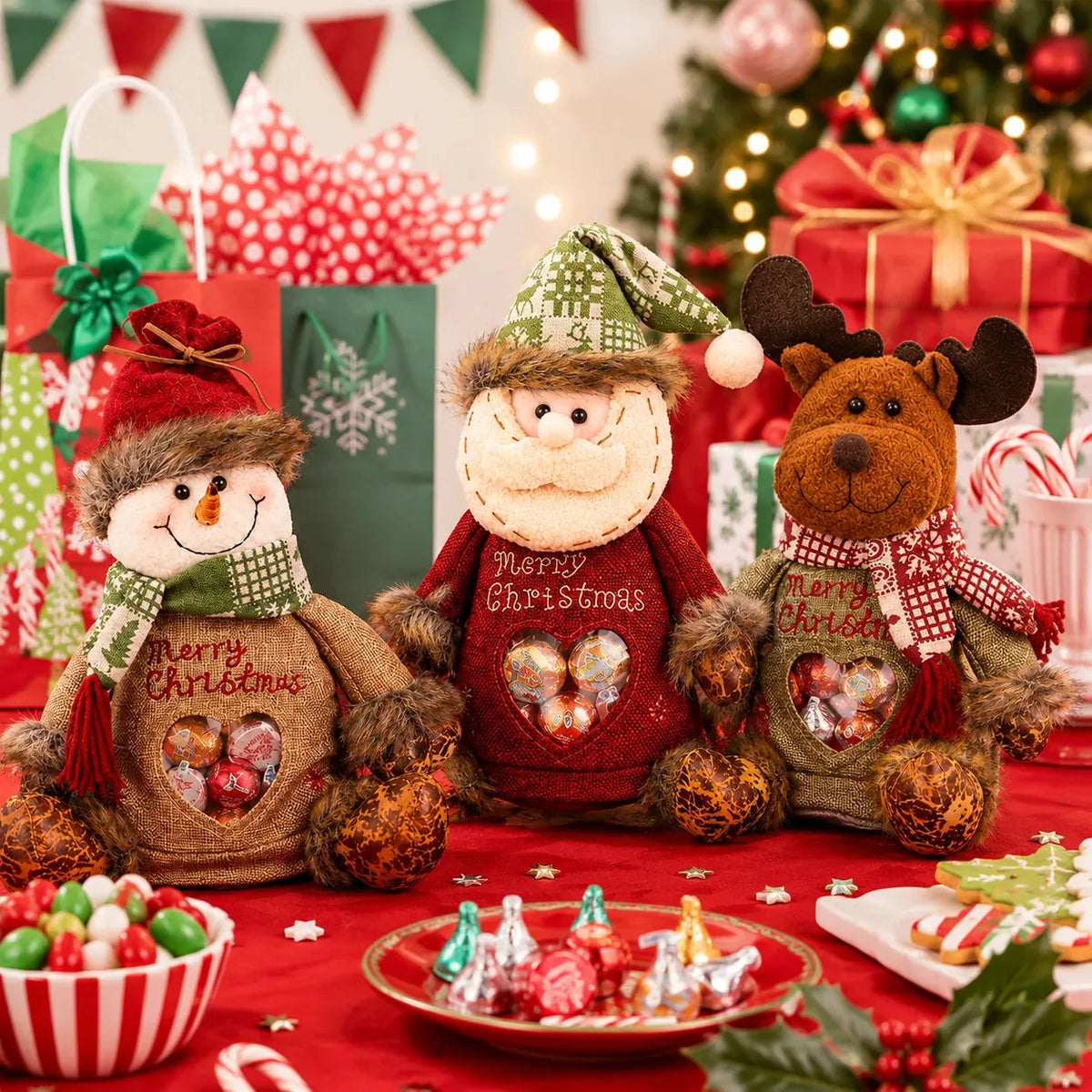 Christmas Character Candy Gift Bag