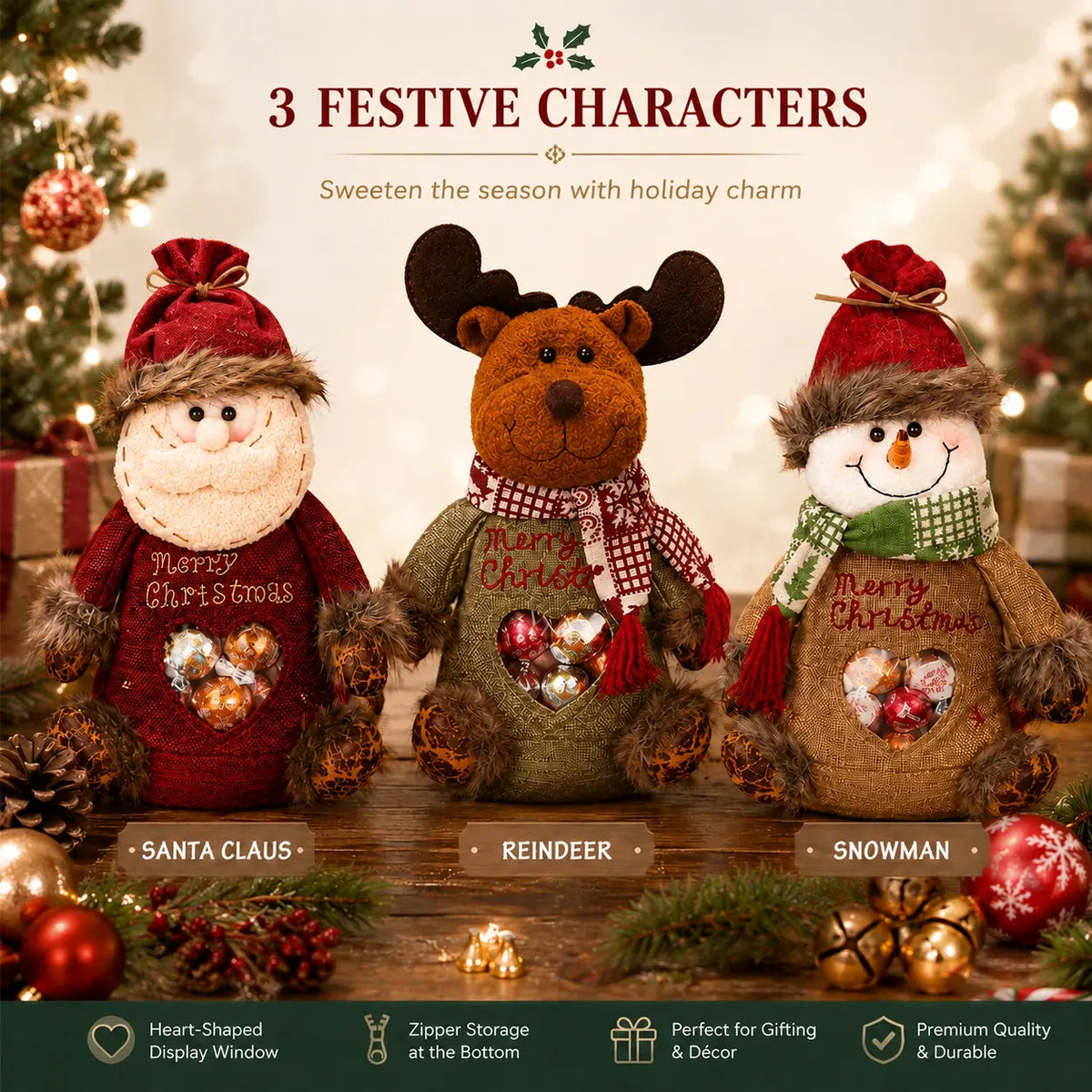 Christmas Character Candy Gift Bag