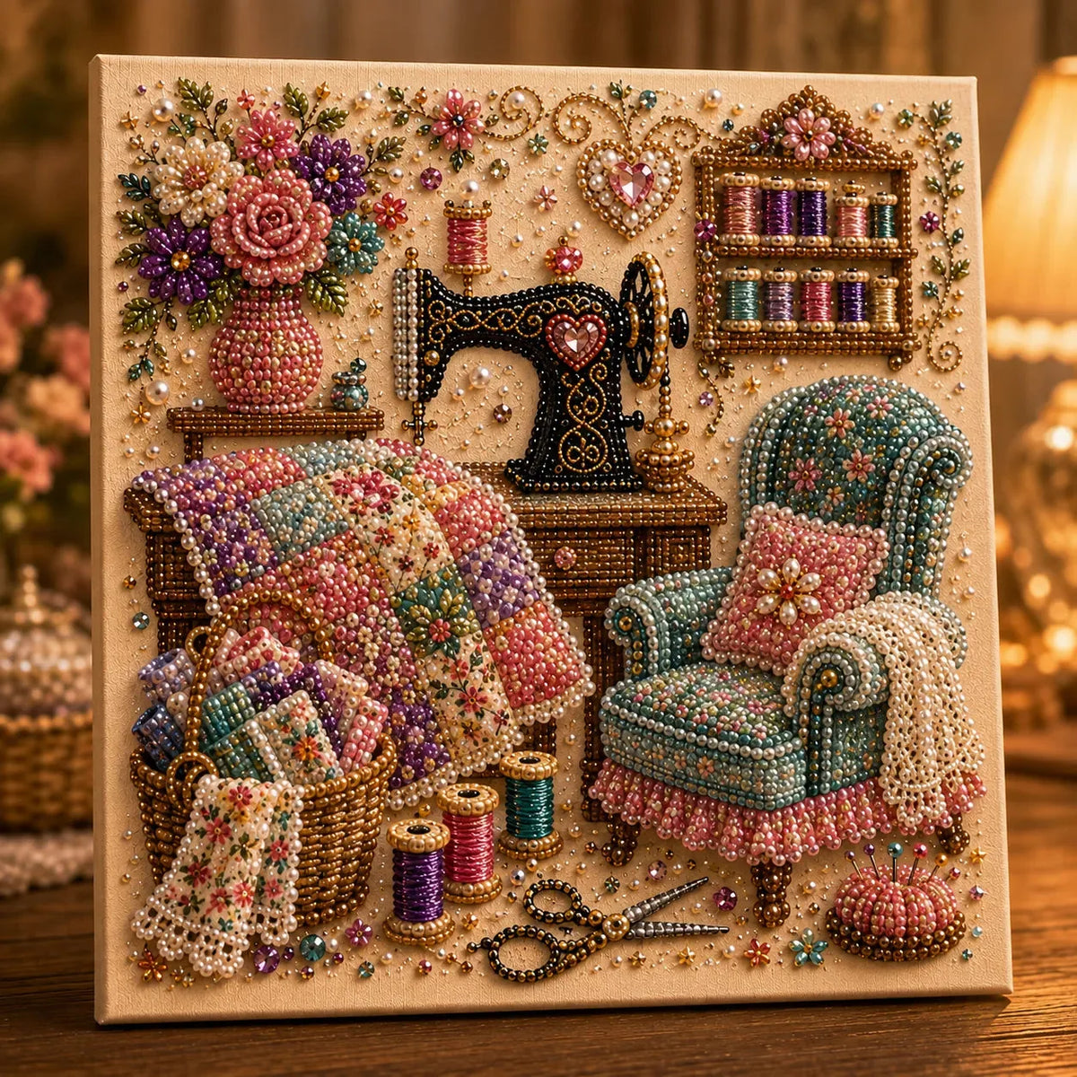 Cozy Hobby Room Diamond Painting Kit – 6 Designs