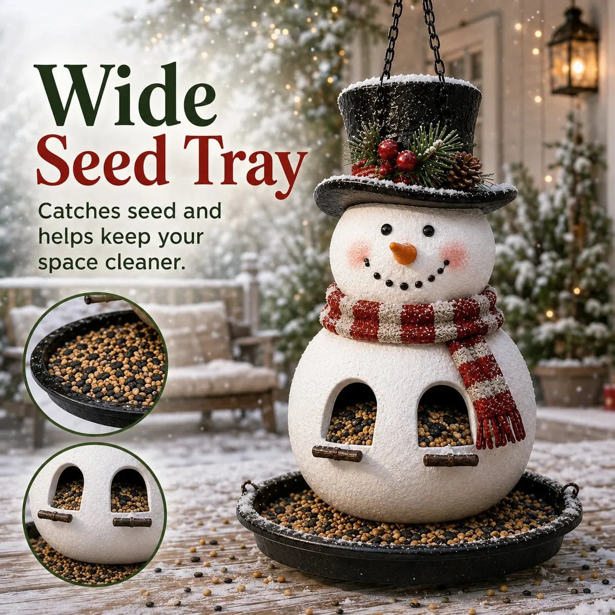 Christmas Garden Bird Feeder – 5 Designs