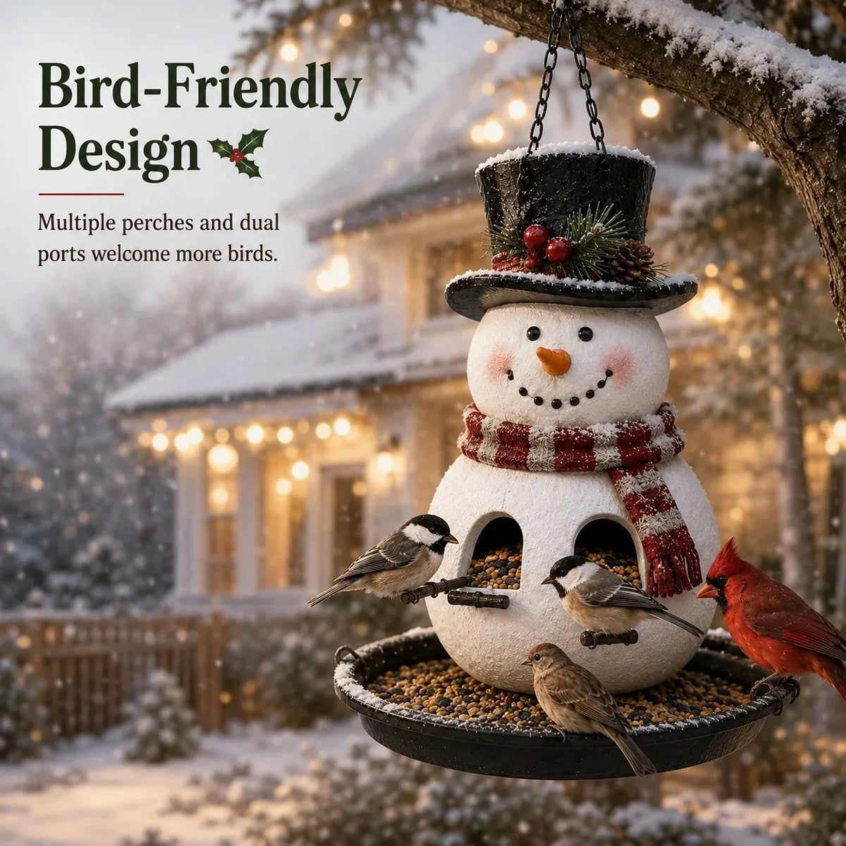 Christmas Garden Bird Feeder – 5 Designs
