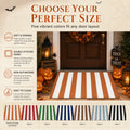 Striped Non-Slip Holiday Doormat – 7 Designs