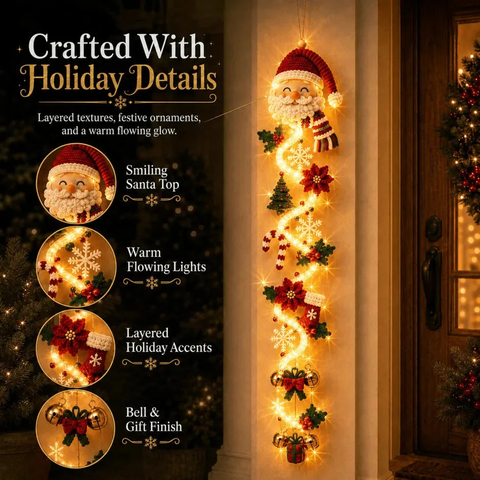 Lighted Christmas Door Hanger – 6 Designs