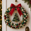 DIY Christmas Pearl Beaded Wreath Kit