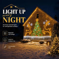 App-Controlled LED Curtain Lights