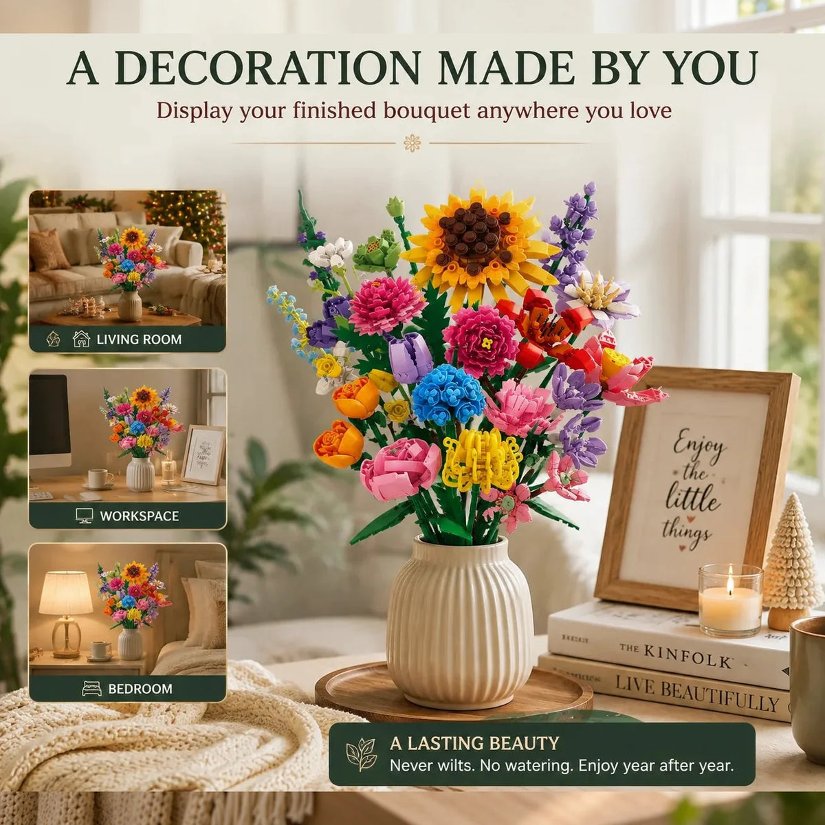 Flower Building Blocks Advent Calendar