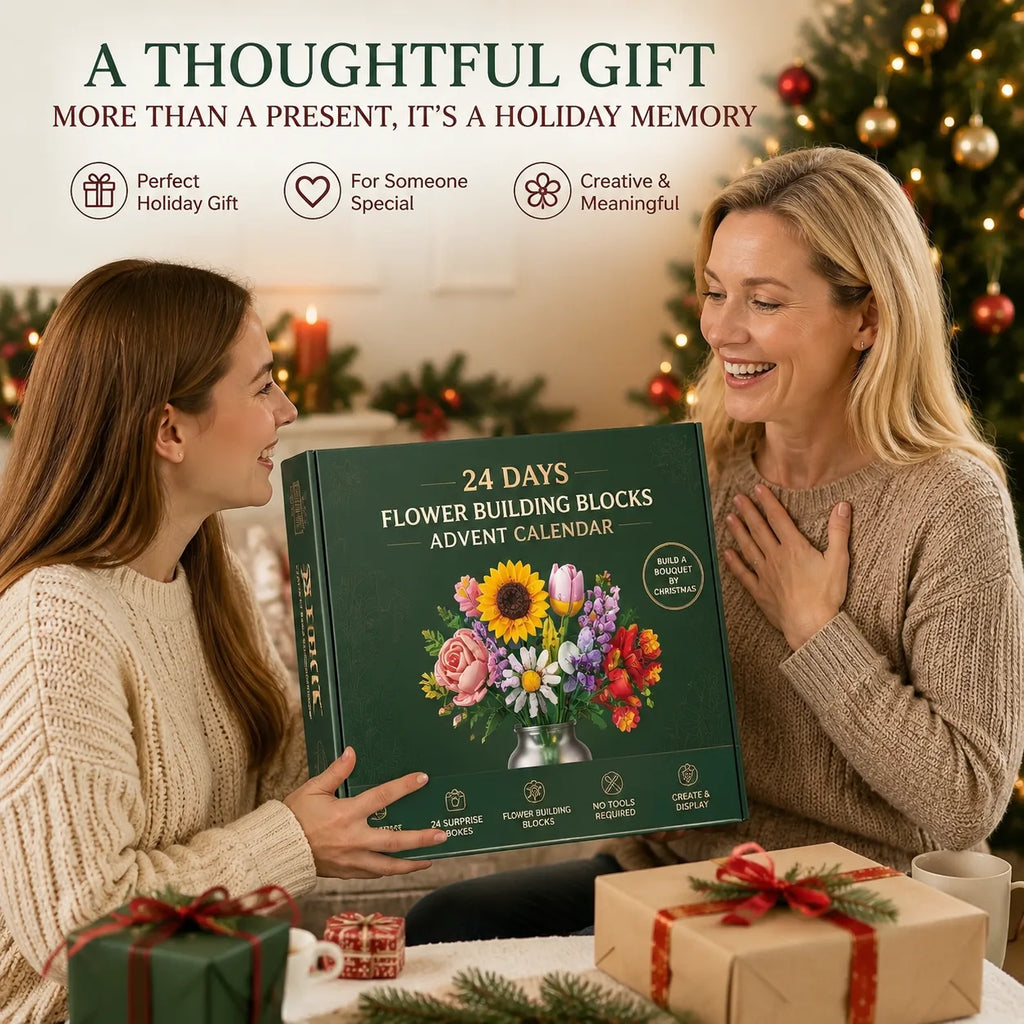 Flower Building Blocks Advent Calendar
