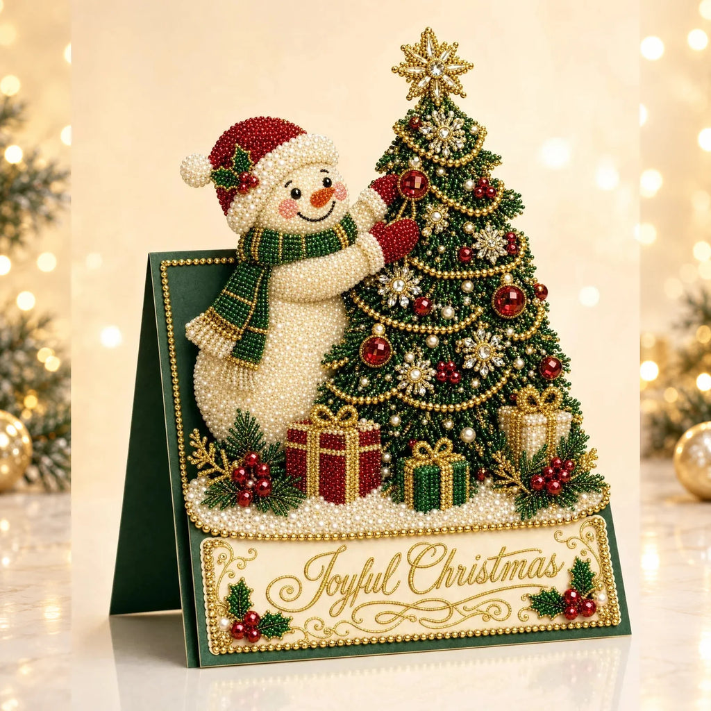 3D Christmas Greeting Card Set – 6 Pack