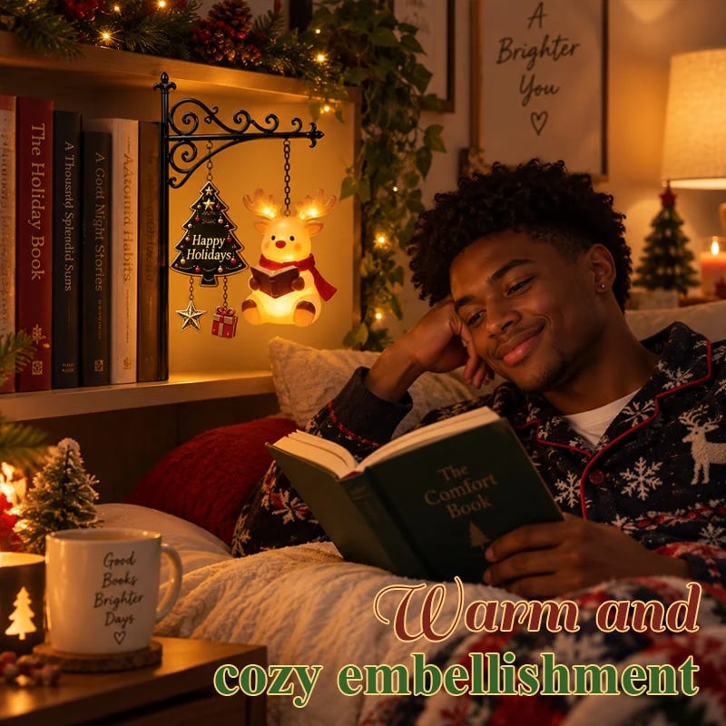 Christmas Bookshelf Character Light