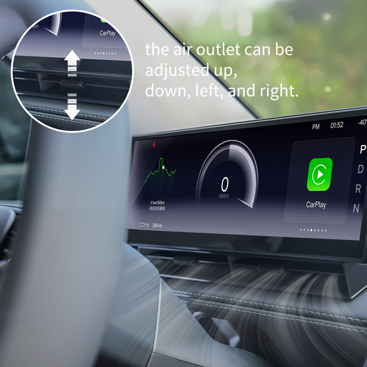 Sikunuo 10.88′′ Touch Screen Instrument Cluster Dashboard Display for Model 3/Y