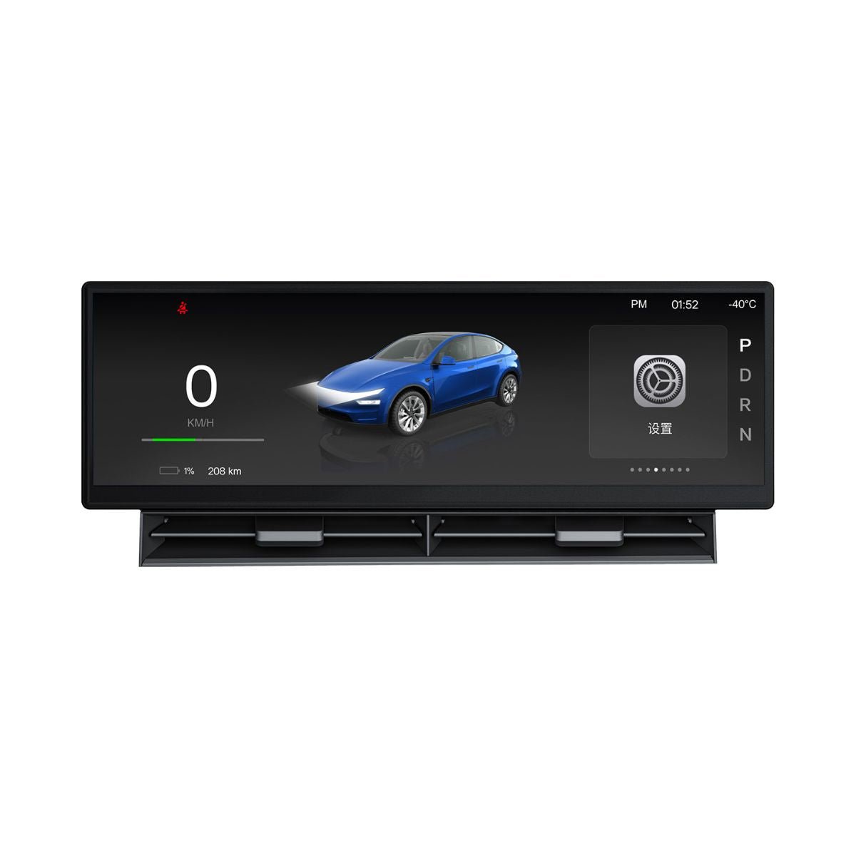 Sikunuo 10.88′′ Touch Screen Instrument Cluster Dashboard Display for Model 3/Y