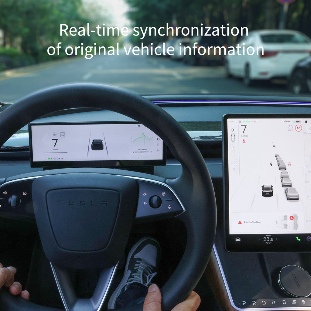 Sikunuo 10.88′′ Touch Screen Instrument Cluster Dashboard Display for Model 3/Y