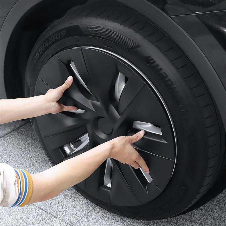 Sikunuo 19″ Gemini Dark Wheels Cover for Model Y (4PCS)