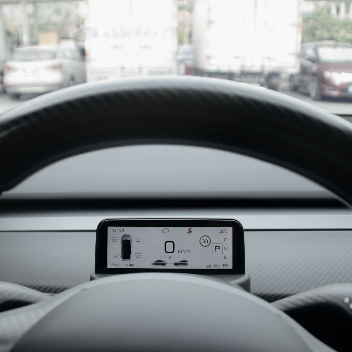 Sikunuo 4.6'' Mini Display Screen for Tesla Model 3 / Y