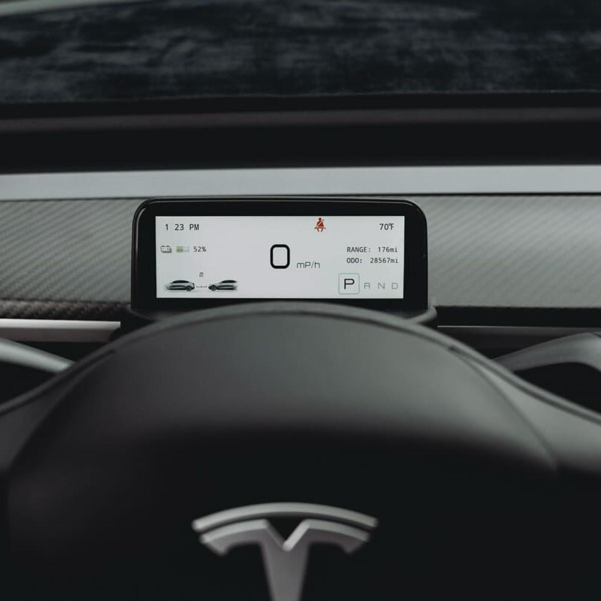 Sikunuo 4.6'' Mini Display Screen for Tesla Model 3 / Y