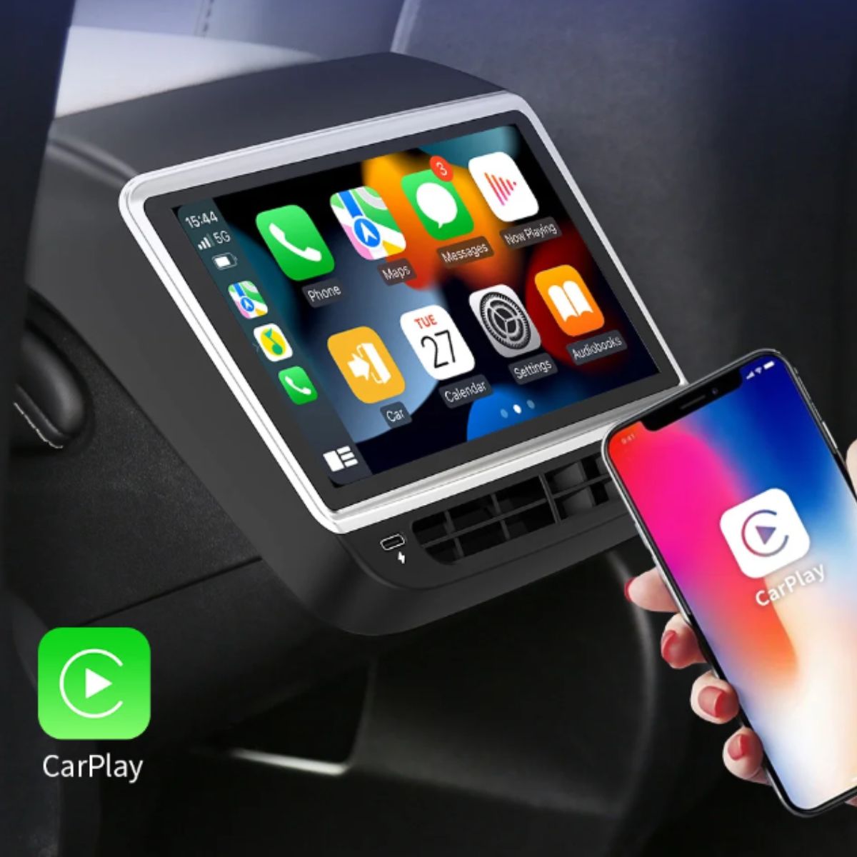 Sikunuo 7 Inch Rear Entertainment & Climate Control Screen for Model Y / 3