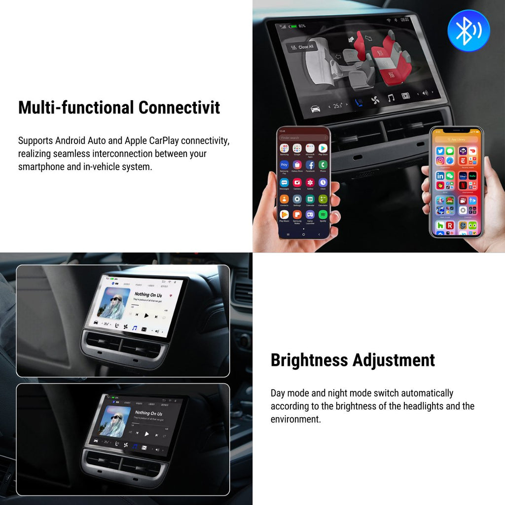 Sikunuo 7" Rear Entertainment System for Model Y / 3