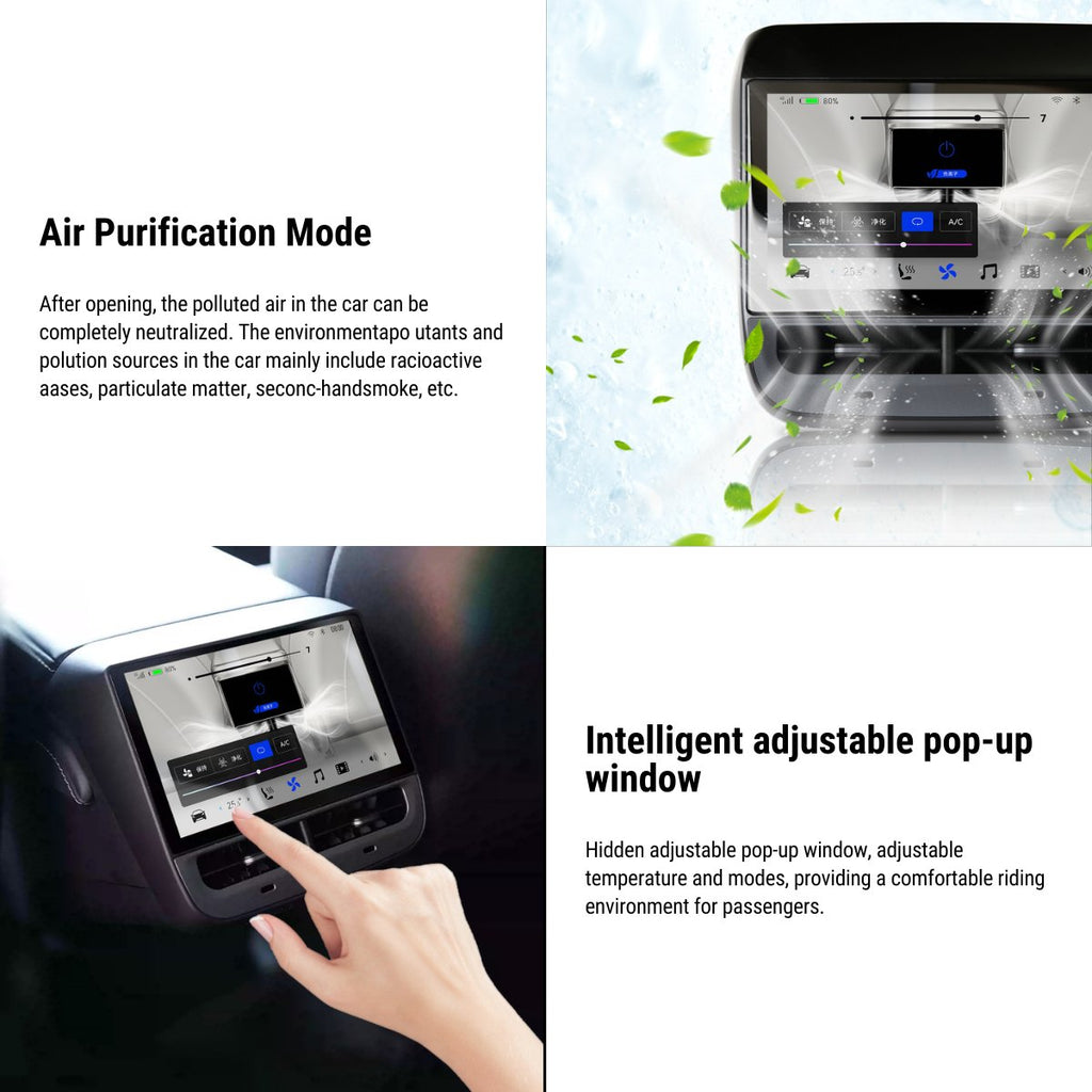 Sikunuo 7" Rear Entertainment System for Model Y / 3