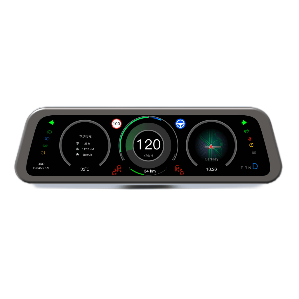 Sikunuo 9.6 Inch Instrument Cluster Dashboard Display for Model 3 / Y