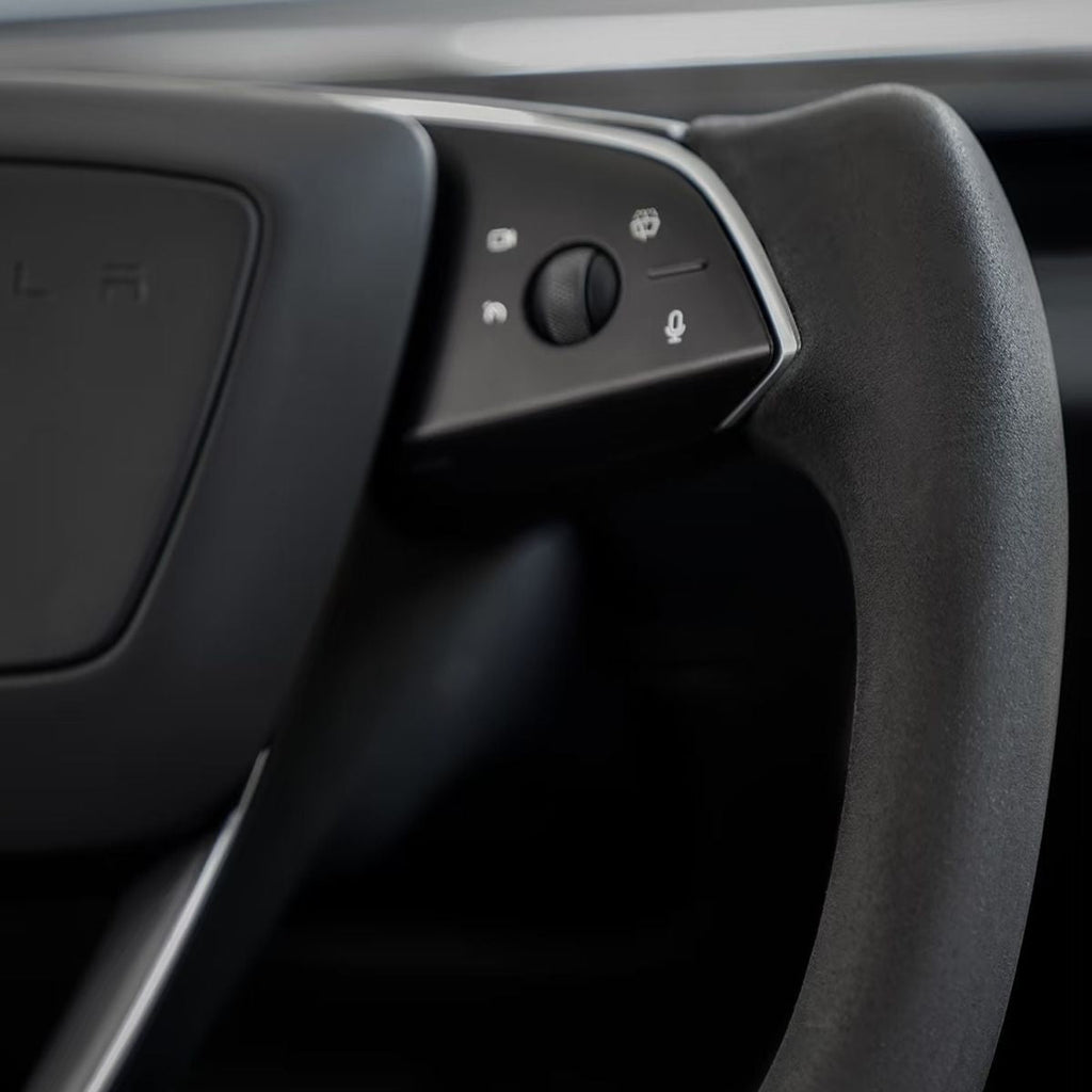 Sikunuo Alcantara Yoke Steering Wheel for Model 3 Highland & Model Y Juniper