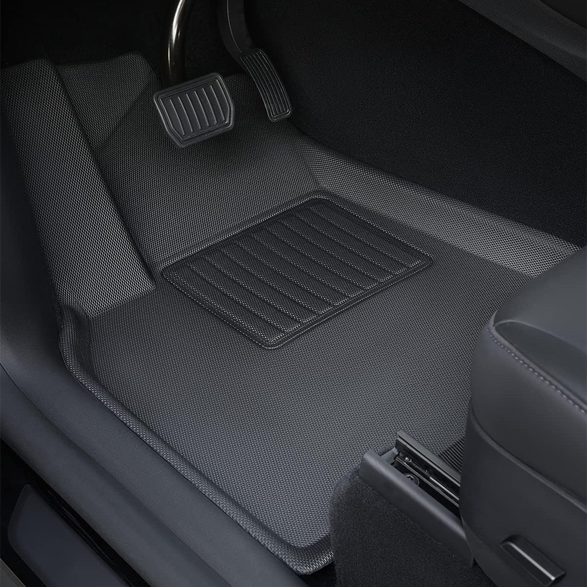 Sikunuo All Weather 3D Floor Mats for Tesla Model Y & Model 3 Highland