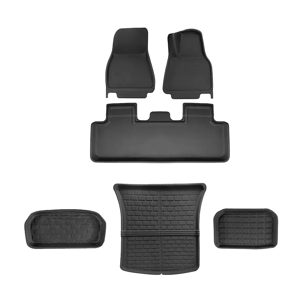 Sikunuo All Weather 3D Floor Mats for Tesla Model Y & Model 3 Highland