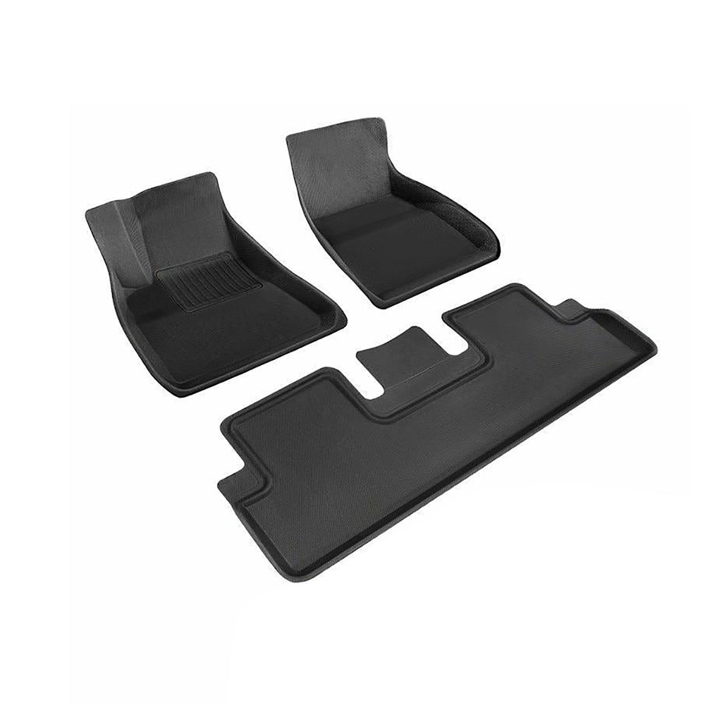 Sikunuo All Weather 3D Floor Mats for Tesla Model Y & Model 3 Highland