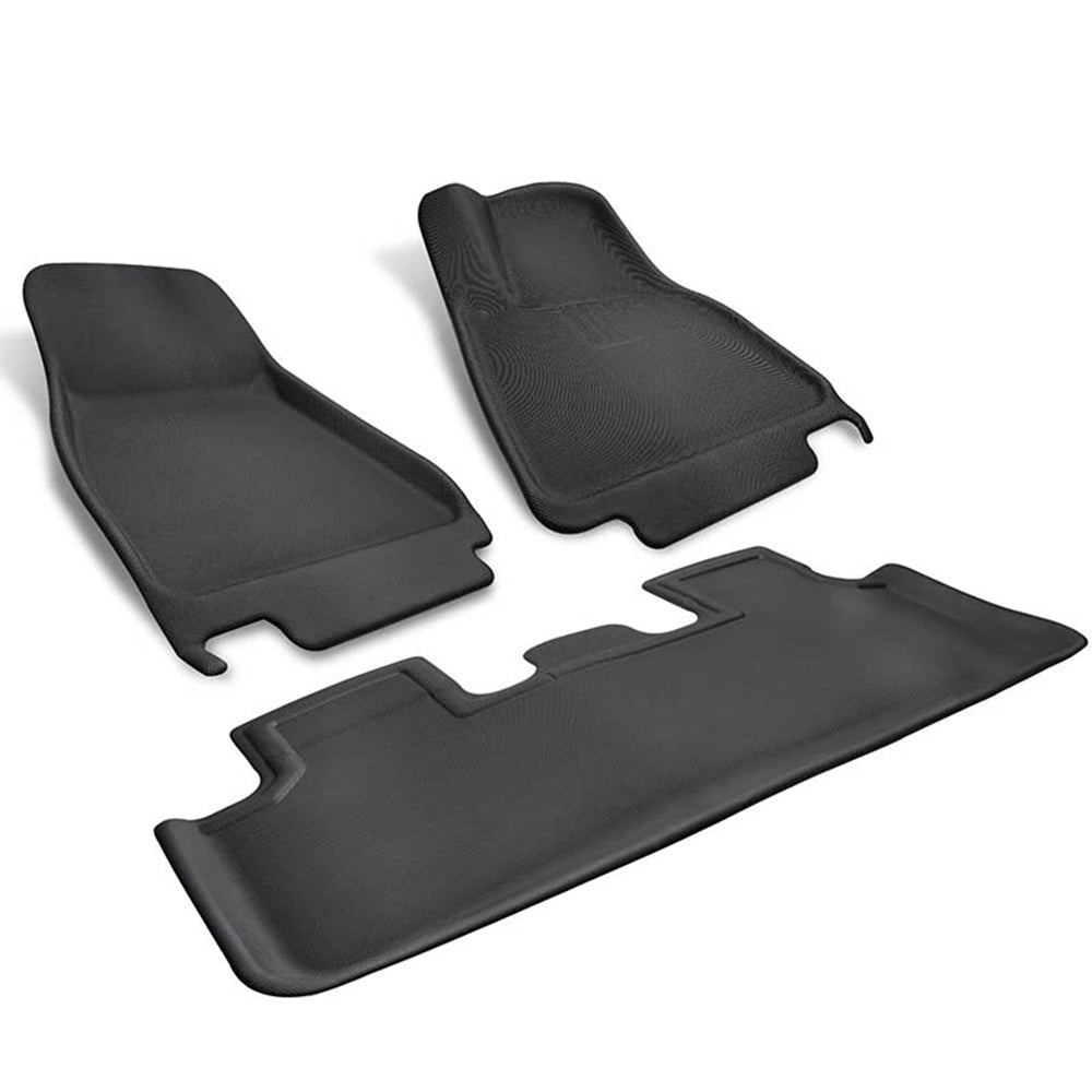Sikunuo All Weather 3D Floor Mats for Tesla Model Y & Model 3 Highland