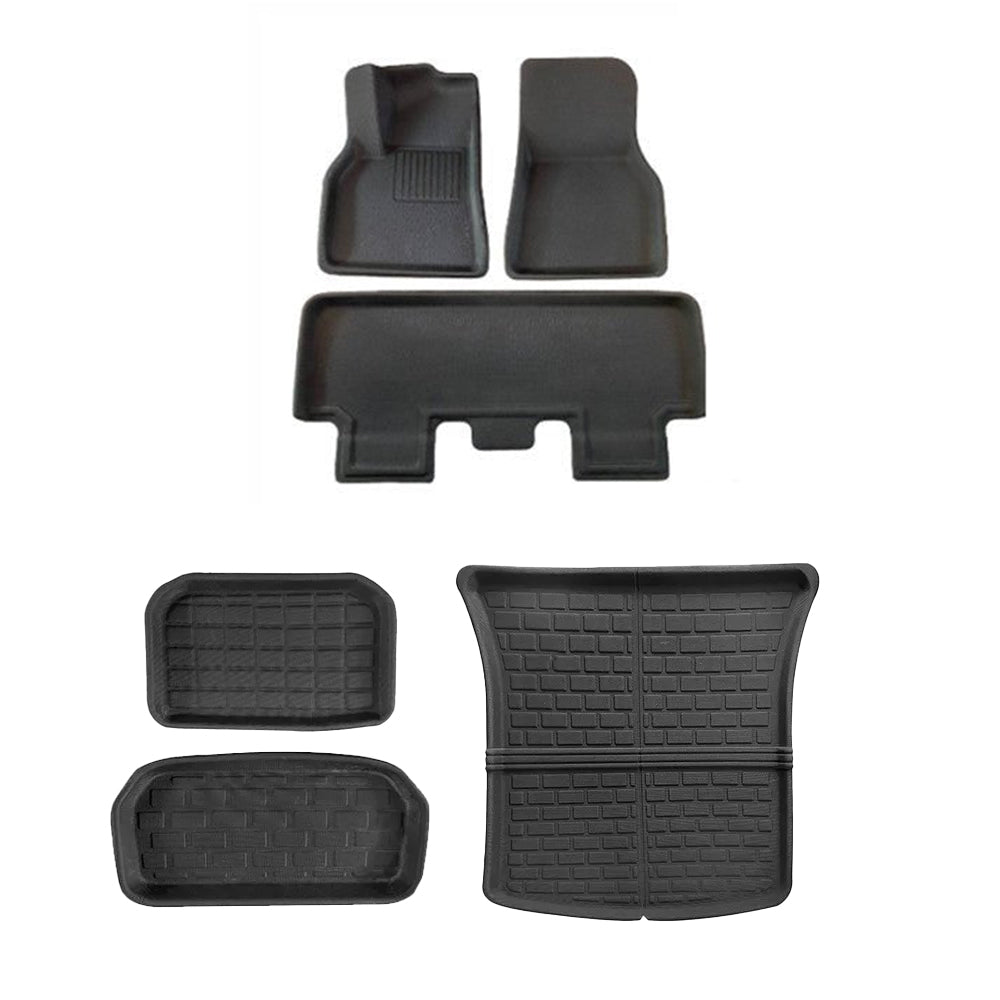 Sikunuo All Weather 3D Floor Mats for Tesla Model Y & Model 3 Highland