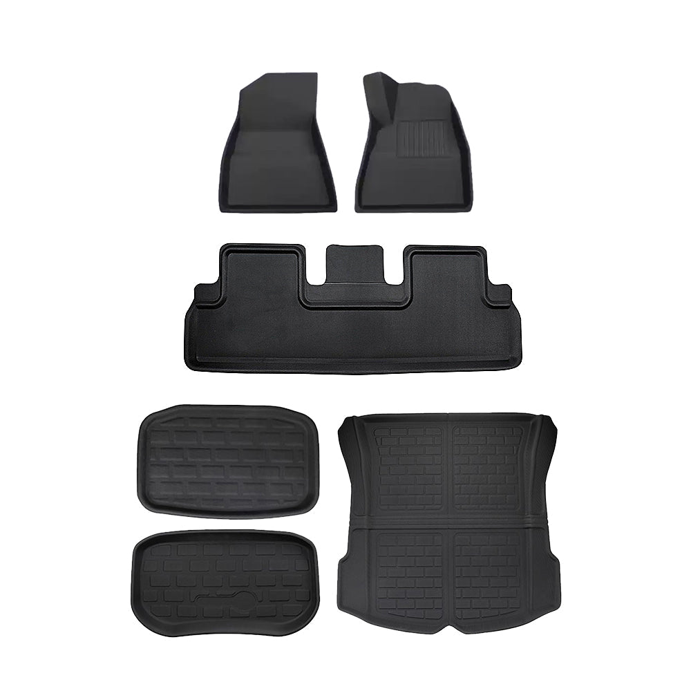 Sikunuo All Weather 3D Floor Mats for Tesla Model Y & Model 3 Highland