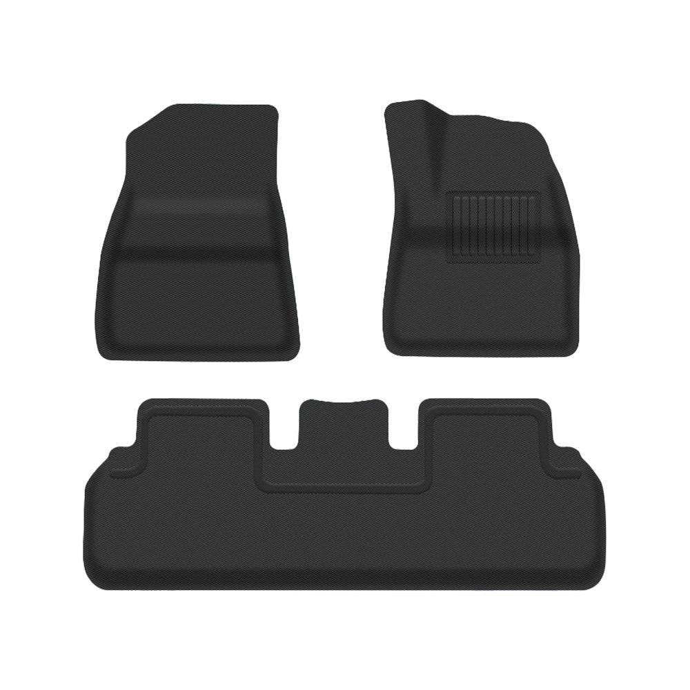 Sikunuo All Weather 3D Floor Mats for Tesla Model Y & Model 3 Highland