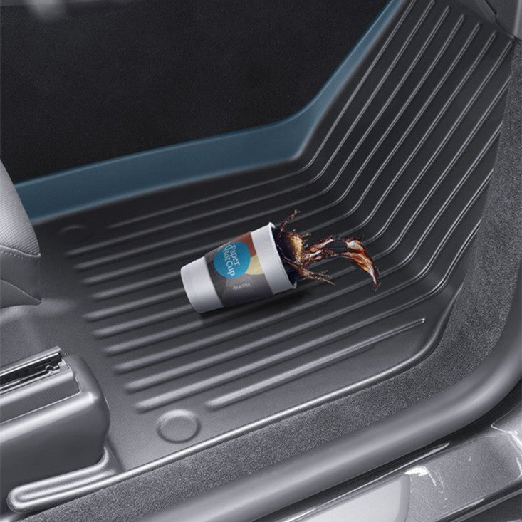 Sikunuo All-Weather TPE Floor Mats for Model YL 6-Seater 2026+