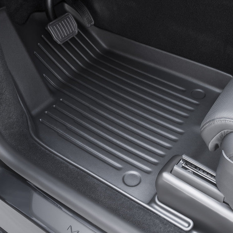 Sikunuo All-Weather TPE Floor Mats for Model YL 6-Seater 2026+