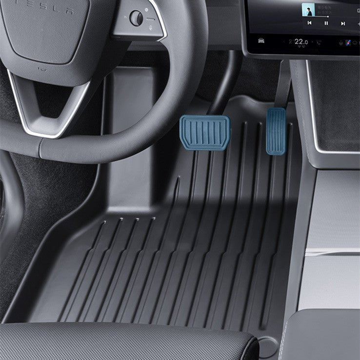 Sikunuo All-Weather TPE Floor Mats for Model YL 6-Seater 2026+