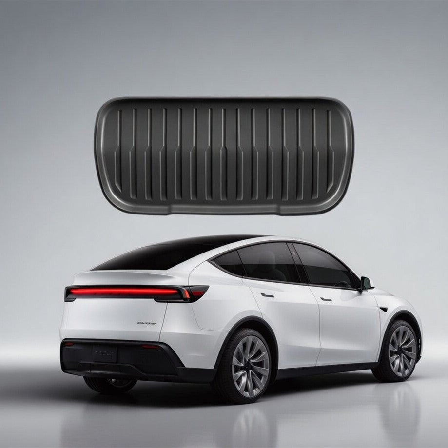 Sikunuo All-Weather TPE Front Trunk Mat for Tesla Model YL 6-Seater