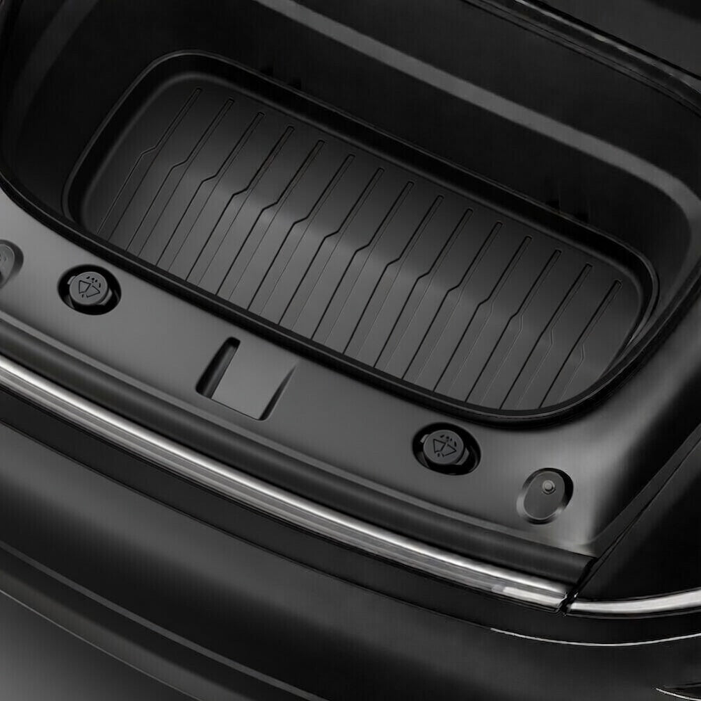 Sikunuo All-Weather TPE Front Trunk Mat for Tesla Model YL 6-Seater