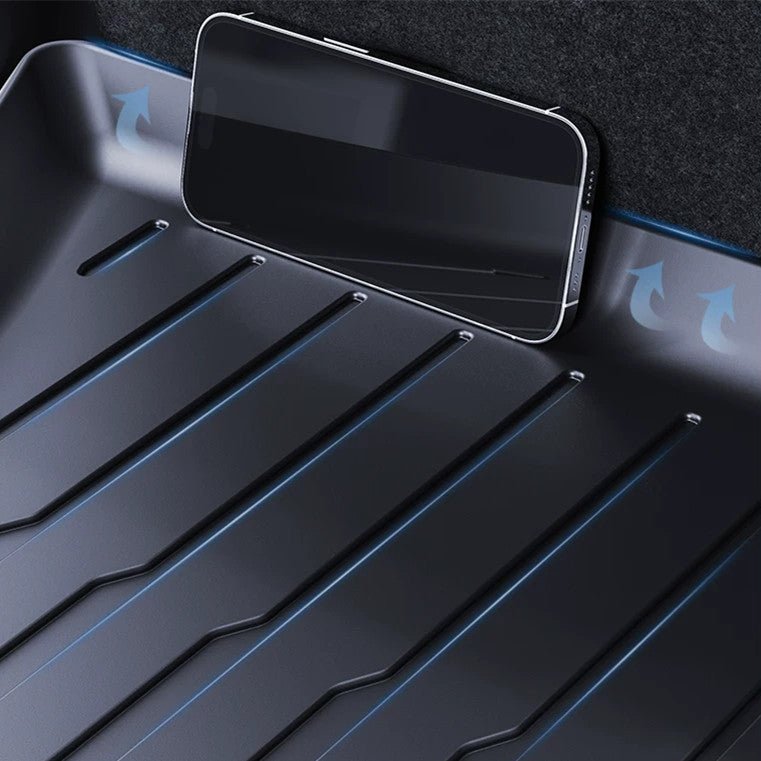 Sikunuo TPE Rear Trunk Storage Bin Mat for Model YL 6-Seater