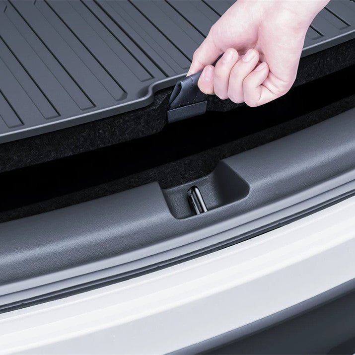 Sikunuo All Weather TPE Trunk Mats for Model YL 6-Seater