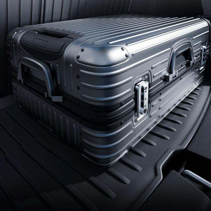 Sikunuo All Weather TPE Trunk Mats for Model YL 6-Seater