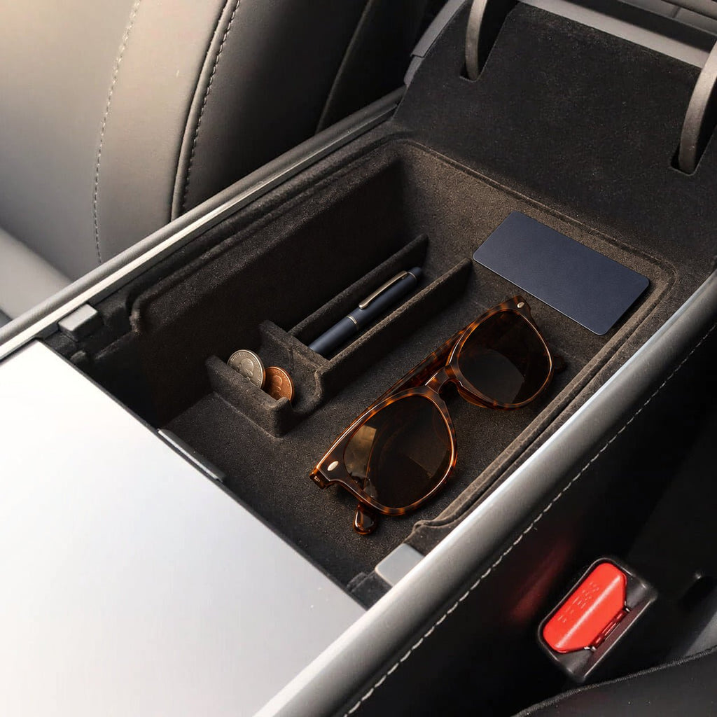 Sikunuo Armrest Organizer Console Tray for Model 3 / Model Y