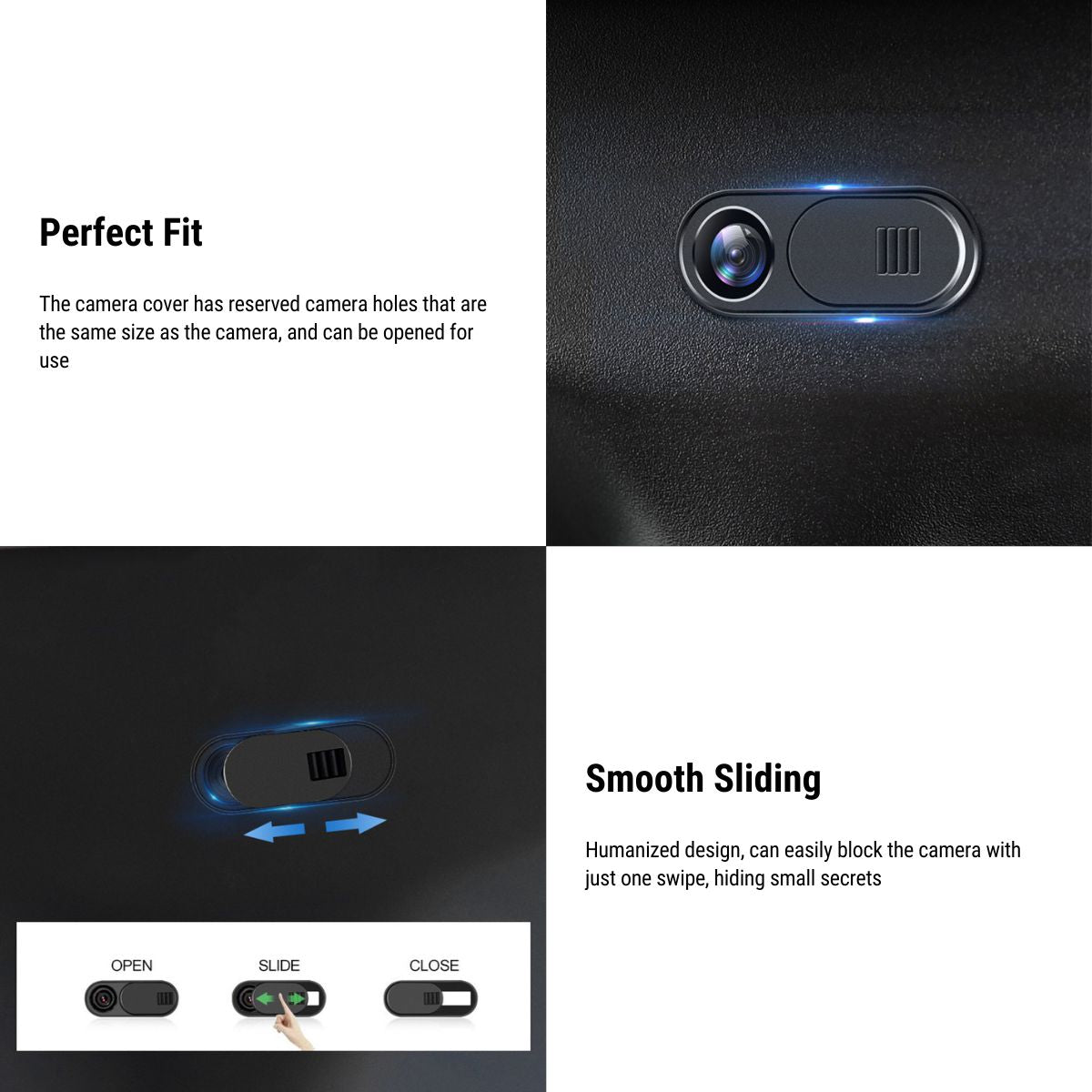 Sikunuo Camera Cover for Tesla Model 3 / Model Y (6 PCS)