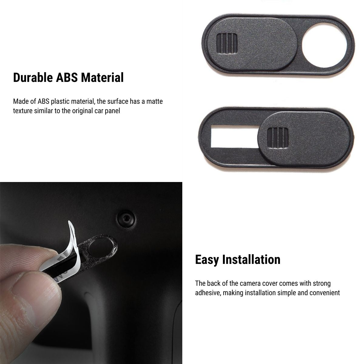 Sikunuo Camera Cover for Tesla Model 3 / Model Y (6 PCS)