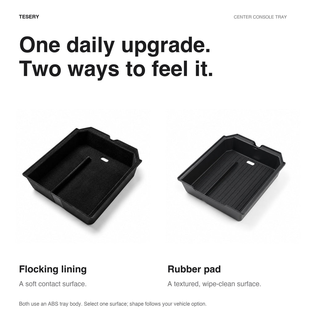 Sikunuo Center Console Tray for Model 3 & Model Y & Model YL